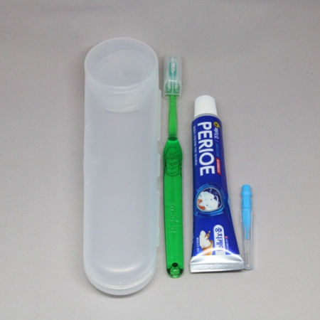 이중모 + 양치컵 케이스 + 치약 + 치간 칫솔 #2