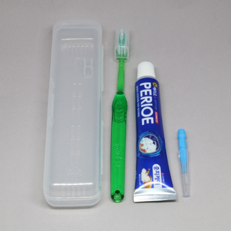 이중모 + 사각 케이스 + 치약 + 치간 칫솔 #2