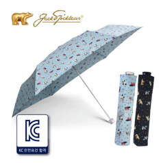 잭니클라우스 3단 컬러 베어 초미니 우산