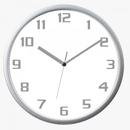 세미 실버 벽시계 300 #2