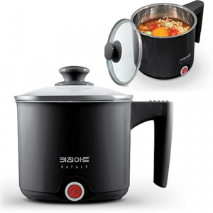 키친아트 라팔 라면포트 1L 블랙, 스카이블루