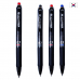작은이미지: 세이프티 클립 볼펜 0.7mm (흑, 청, 적) #2