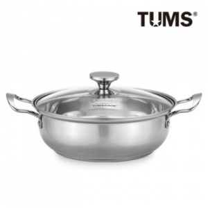 텀스쿡 베루스 스텐 전골냄비 24cm (강화유리뚜껑 포함)