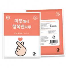 따뜻해서 행복한 하루 핫팩100g // 국산
