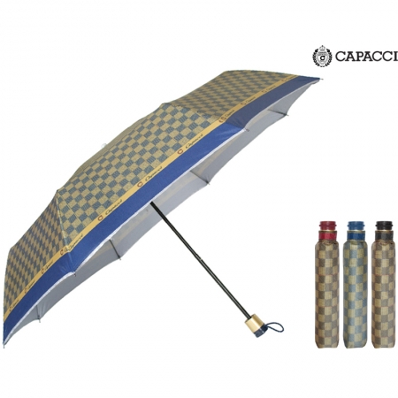 가파치 체크 실버 3단우산 #3