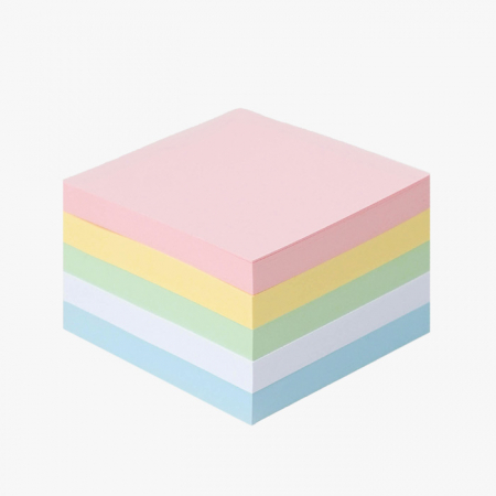 큐브형 점착 메모지 측면 5색 (HS-70-24) #2