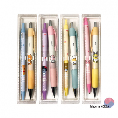 카카오프렌즈 샤프 + 리틀프렌즈 노크볼펜 세트 #3