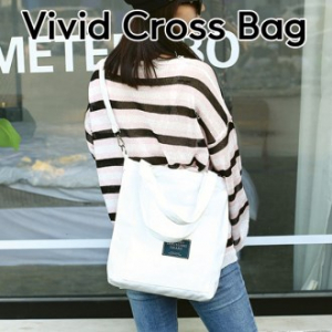 비비드 숄더 크로스백