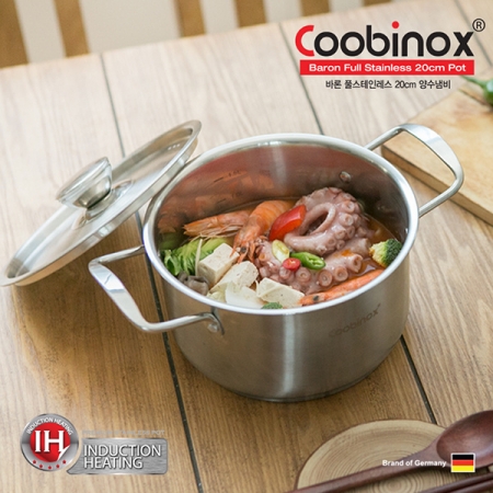 [쿠비녹스] 바론 풀스텐 20cm 양수냄비 #3