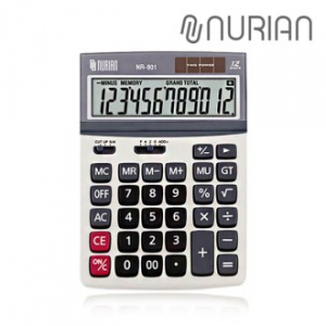 [누리안] 탁상용 빅사이즈 일반계산기 NR-801