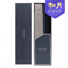 송월 호텔컬렉션 네추럴코밍 40 타올 + 2단 완벽 무지우산 2p 세트