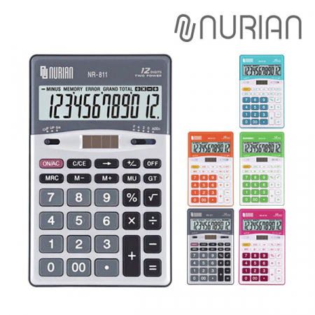 [누리안] 탁상용 아담한 칼라 계산기 NR-811 #2