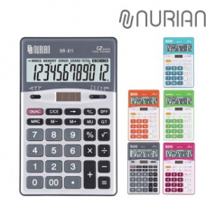 [누리안] 탁상용 아담한 칼라 계산기 NR-811