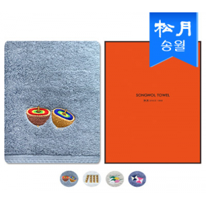 [송월타올]명절 놀이 타올 1매(케이스) s, 40x80cm