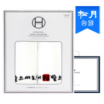 [송월타올] 새해복 도장 타올 2매 세트+쇼핑백 s