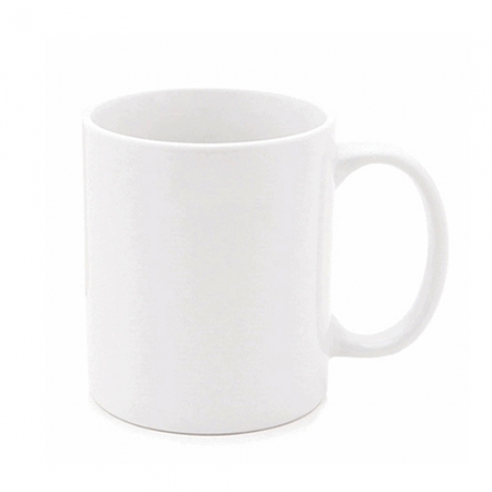 직선 백자 포토 머그컵 #3