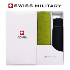 스위스밀리터리 3단 수동 모던스키니 우산 + 150g 세면타올세트