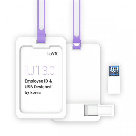 레빗 iU1 사원증 카드홀더 3.0 USB 128GB #2
