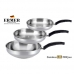 작은이미지: 에머 스텐레스 IH 후라이팬 3종 (무코팅) #2