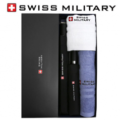 스위스밀리터리 2단 자동 무지 우산 + 3단 완전자동 리버스 우산 + 140g 타올 2P 세트