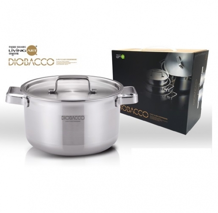리빙아트 디오바코 통5중 스텐 24 양수냄비 #2