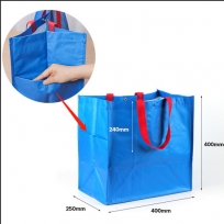 타포린가방 150g, 대형 쇼핑백, 그린 색상 400*400*250