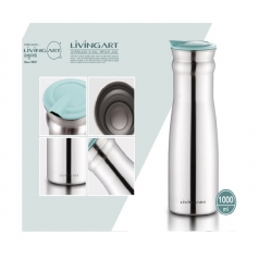 리빙아트 스텐 물병 1000ml