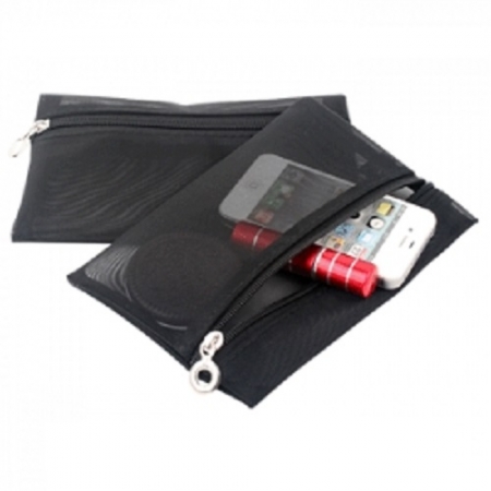 블랙 포켓 메쉬 파우치 #2