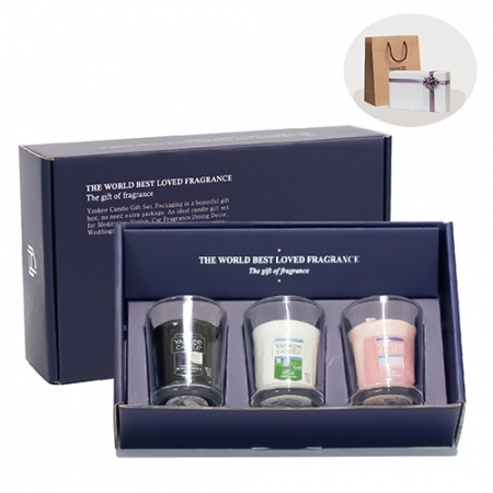 [양키캔들] 선물용 향초 캔들 보티브 세트 6P (유리홀더 포함) #3