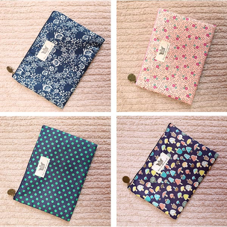 휴고 패턴 파우치 화장품파우치 21x15cm #2