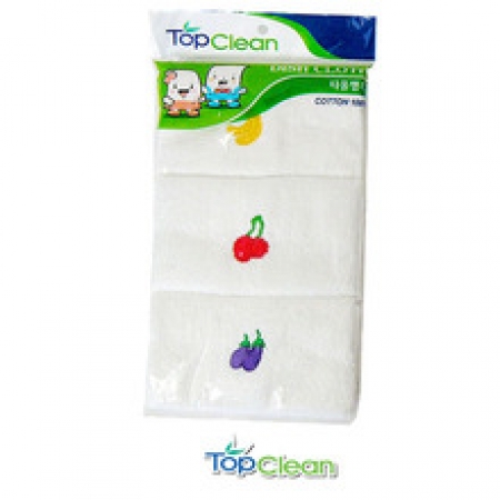 과일 자수 순면 행주 3p #2