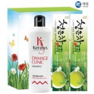 애경 케라시스 샴푸 + 청은차 치약 2P (3종)