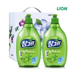 CJ 라이온 참그린 주방세제 500ml 용기 2P (2종)