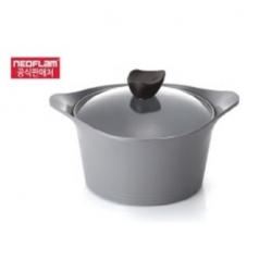 네오플램 엔틱 그레이 세라믹 곰솥 냄비 24cm