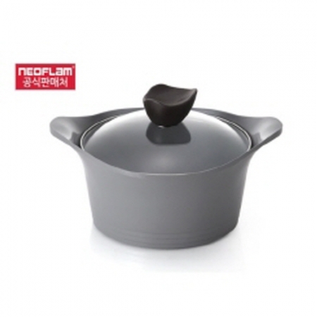 네오플램 엔틱 그레이 세라믹 양수냄비 #2