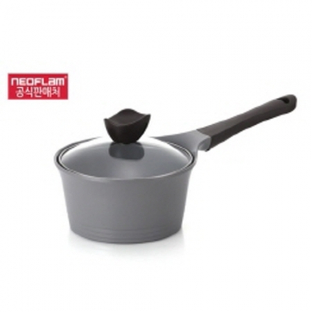 네오플램 엔틱 그레이 세라믹 편수냄비 #2
