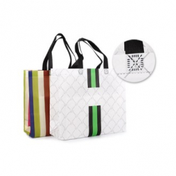 부직포 쇼핑백 대 / 소 (패턴 / 색동)