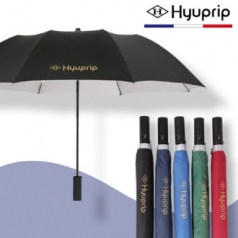 협립 2단 폰지 실버 자동 우산