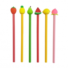 과일 캐릭터 연필