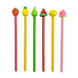 과일 캐릭터 연필