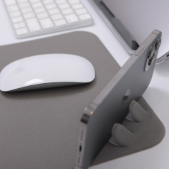 두루 핸드폰 거치 겸용 마우스패드 // 실용신안등록