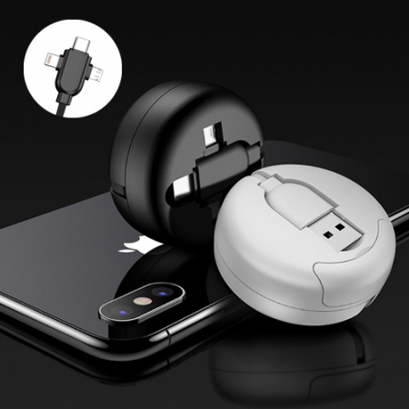 엑스트라 3in1 릴타입 USB 케이블 #3