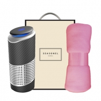 시즈넬 선물세트 차량용 공기청정기 + 무릎 담요