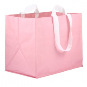 특대형 타포린 가방 핑크 (52*38*35)