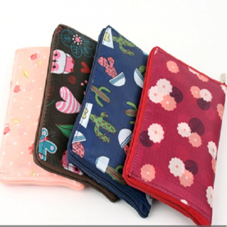 패턴 접이식 시장가방, 지갑모양의 접이식 시장가방 #2