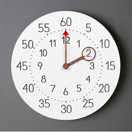 포레스코 돋보기 교육용 무소음 벽시계 #2