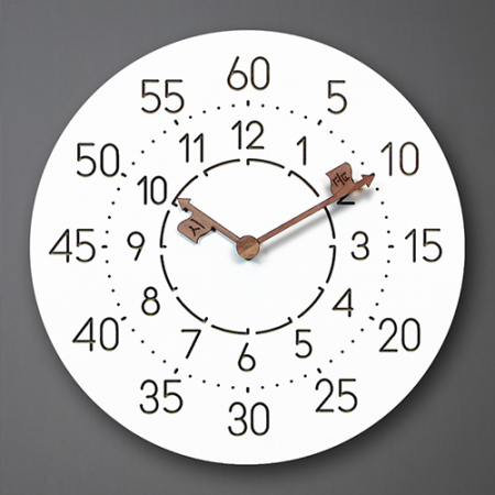 어린이 교육용 무소음 벽시계 #3