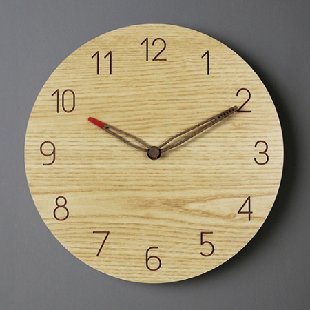 에이트리스 잎새 무소음 벽시계 #3