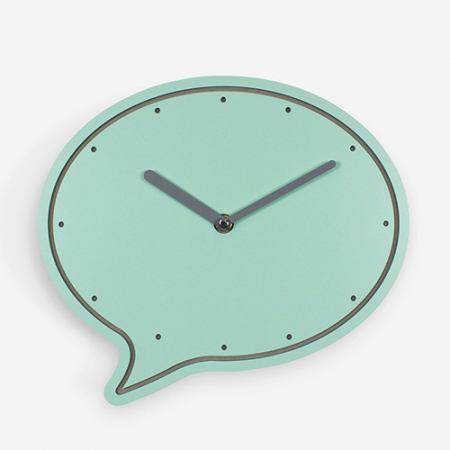 프레스코 말풍선 무소음 벽시계 #5
