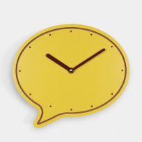 프레스코 말풍선 무소음 벽시계
